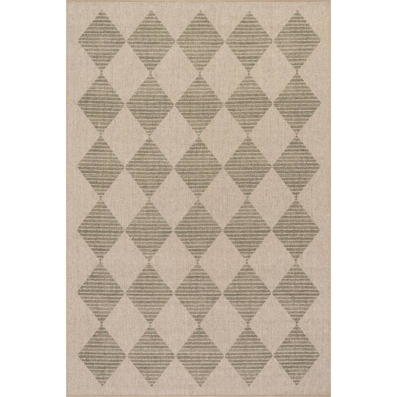 Nuloom Evrina Vintage Washable Area Rug - 8' x 10' - Green - Rectangle