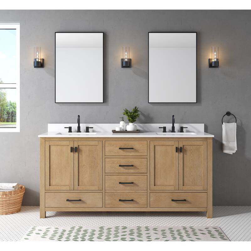 Avanity Modero 72 in. Double Bathroom Vanity Cabinet - 72"W x 21"D x 34"H