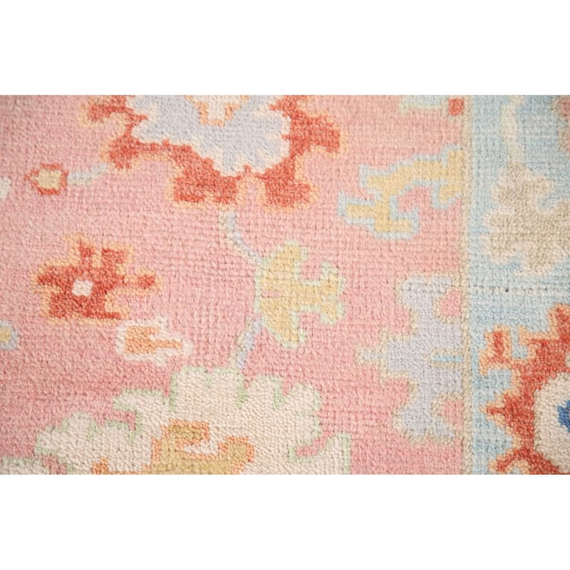 Colorful Oushak Oriental Accent Rug Wool Carpet - 2'6"x 5'9"