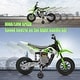 preview thumbnail 2 of 18, 12V Kids Dirt Bike,Electric Ride on Motorcycle with Training Wheels,Spring Suspension & Music, Electric Dirt Bike Ride on Toys