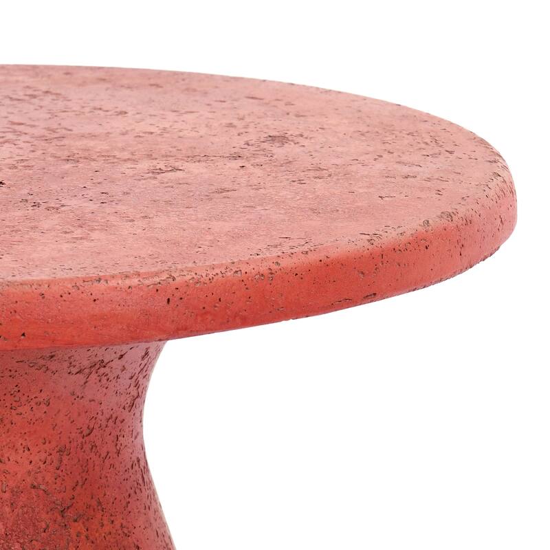 Classic Home Collins 16-inch Concrete Outdoor Accent Table