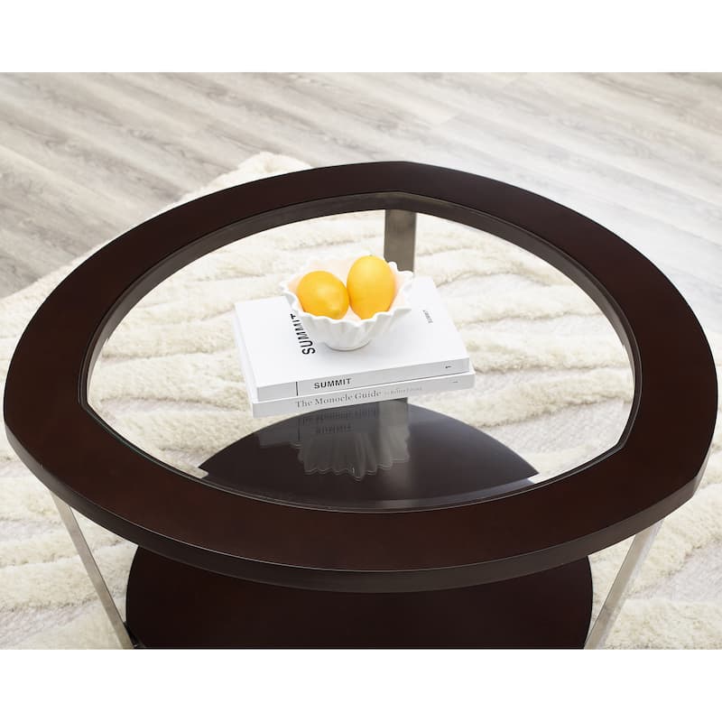 Steve Silver Devine Mixed Media Coffee Table
