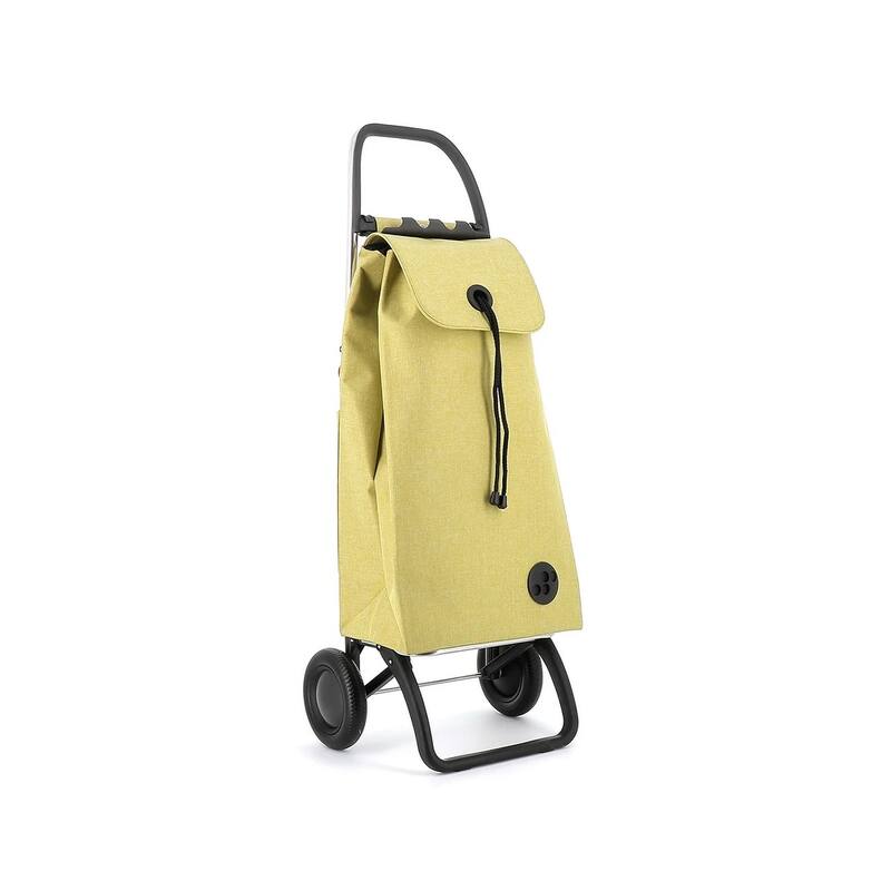 Rolser I-Max Tweed 2 Wheel Foldable Shopping Trolley - 41.14" H x 16.14" W x 12.6" D - Lima