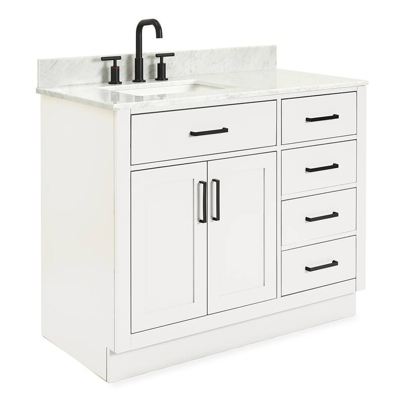 Ariel T043SLCW2RVO Hepburn 43" Free Standing Single Basin Vanity Set
