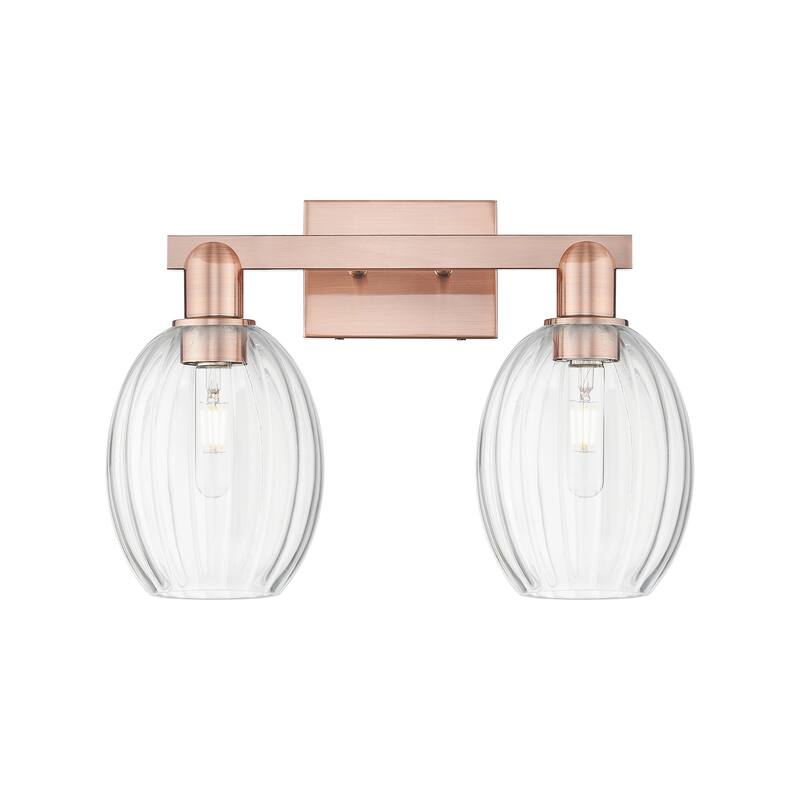 Innovations Lighting Downtown Urban - Preston - 2 Light 16" Bell Shade Bath Vanity Light