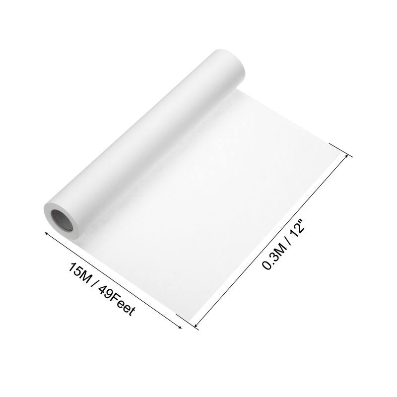 Art Easel Paper Roll，1 Pcs Wrapping Paper Art Craft, White - 49Feetx12Inch