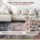 preview thumbnail 4 of 38, Ombre Vintage Area Rug Distressed Washable Living Room Bedroom Rug Indoor Carpet Ultra-Thin Soft Rug Non-Slip