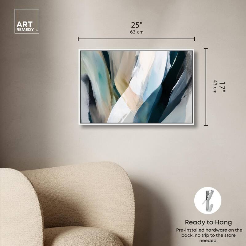 Sweeping Forms II Canvas by Art Remedy