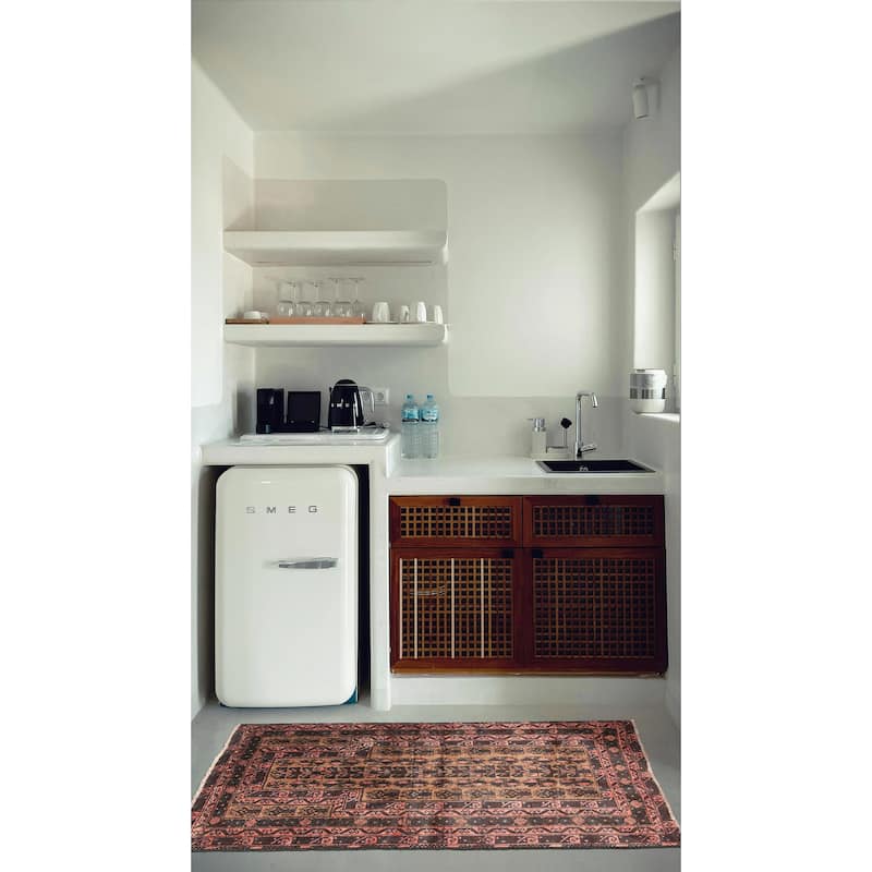 ECARPETGALLERY Hand-knotted Teimani Brown Wool Rug - 2'6 x 4'2