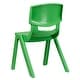 preview thumbnail 19 of 22, 2 Pack Plastic Stackable School Chair with 15.5"H Seat