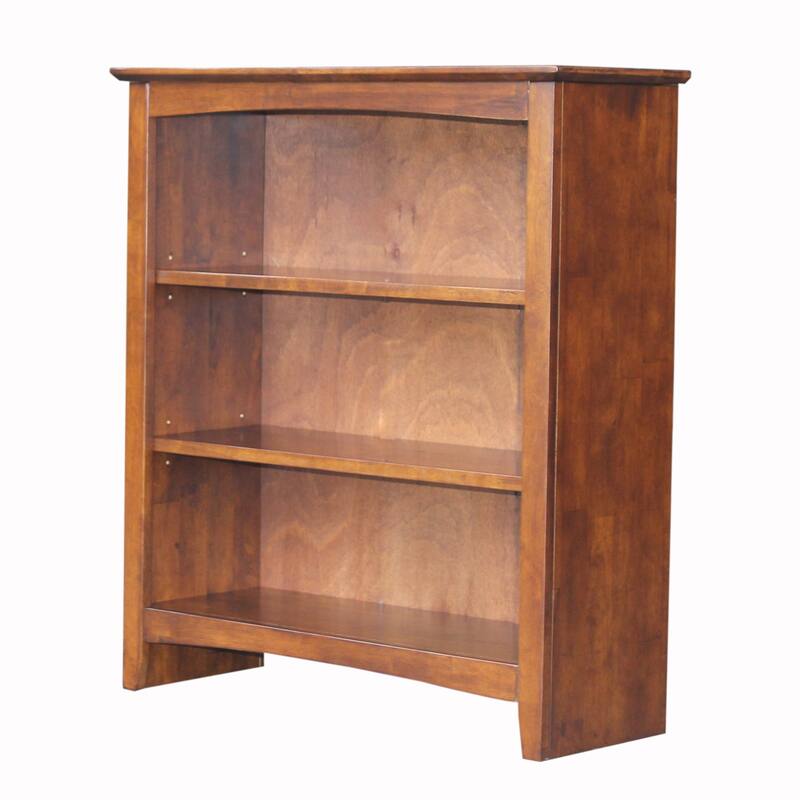Shaker Solid Wood Bookcase, 36" High