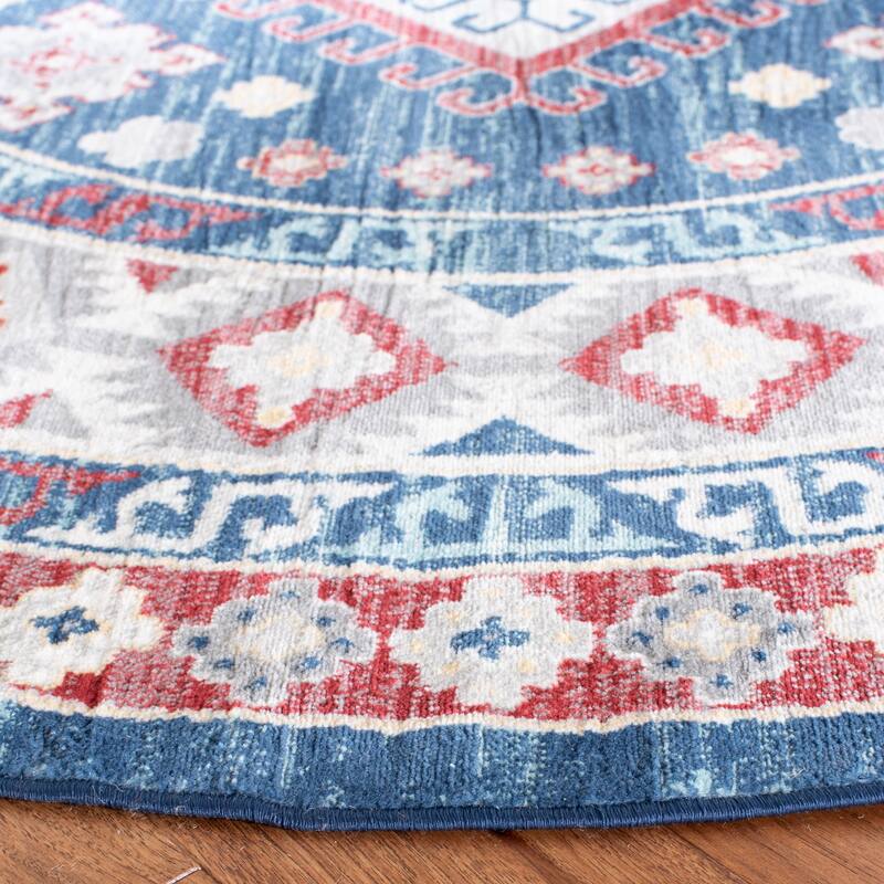 SAFAVIEH Kazak Maribeth Diamond Medallion Rug