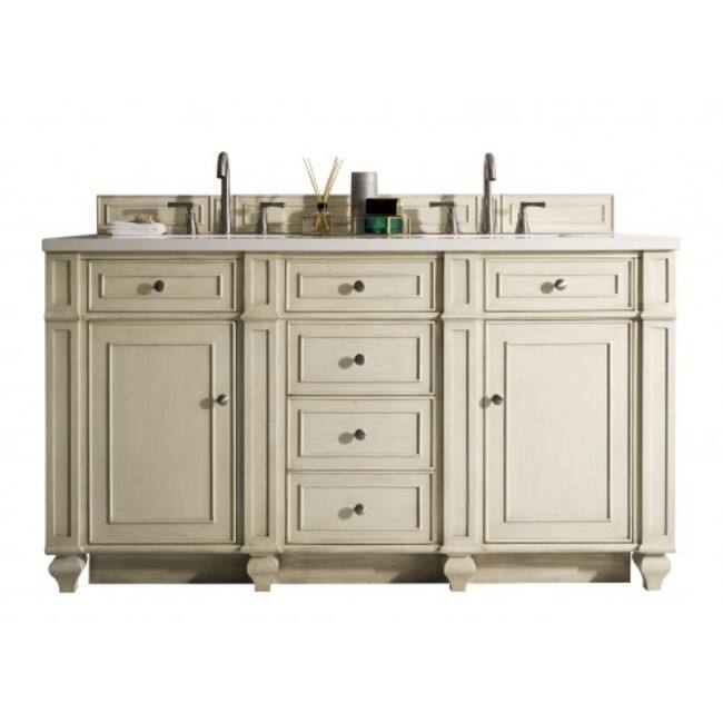 James Martin Vanities 157-V60D-3WZ Bristol 60" Free Standing Double