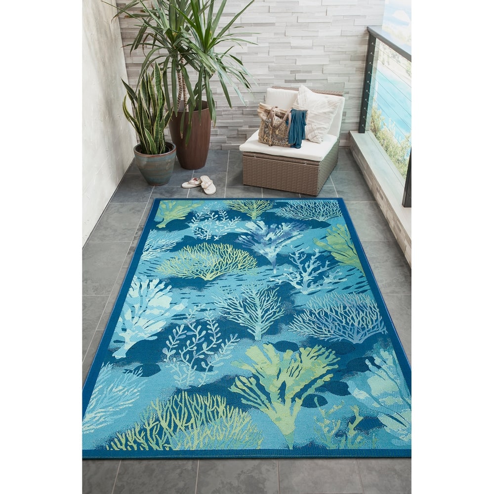 Liora Manne Marina Coral Garden Indoor/Outdoor Rug