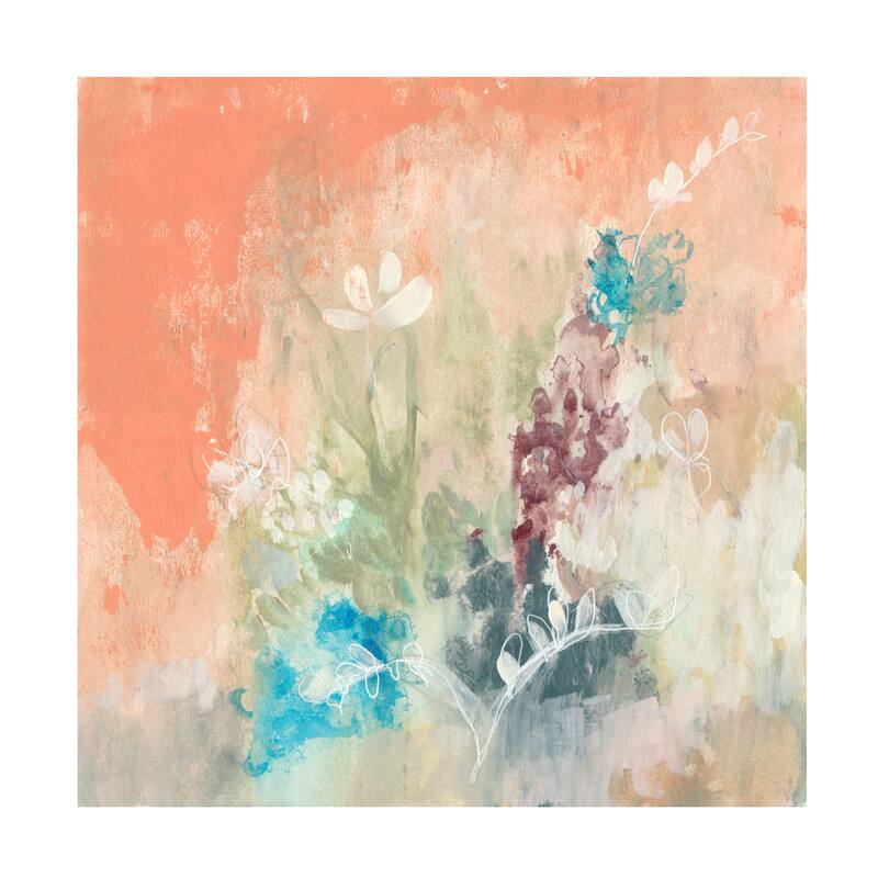 Jennifer Goldberger 'Whimsy Field I' Canvas Art