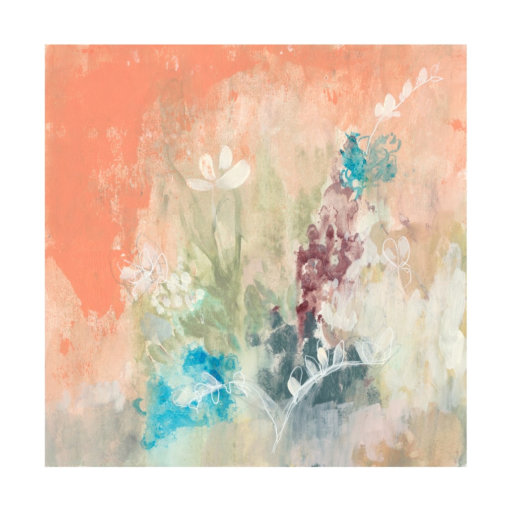 Jennifer Goldberger 'Whimsy Field I' Canvas Art