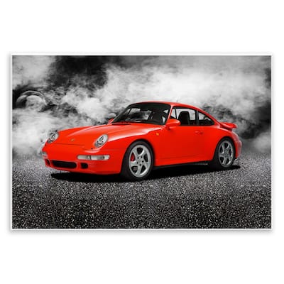Stupell Bold Red Sports Car Wall Plaque Art Design By Mark Rogan