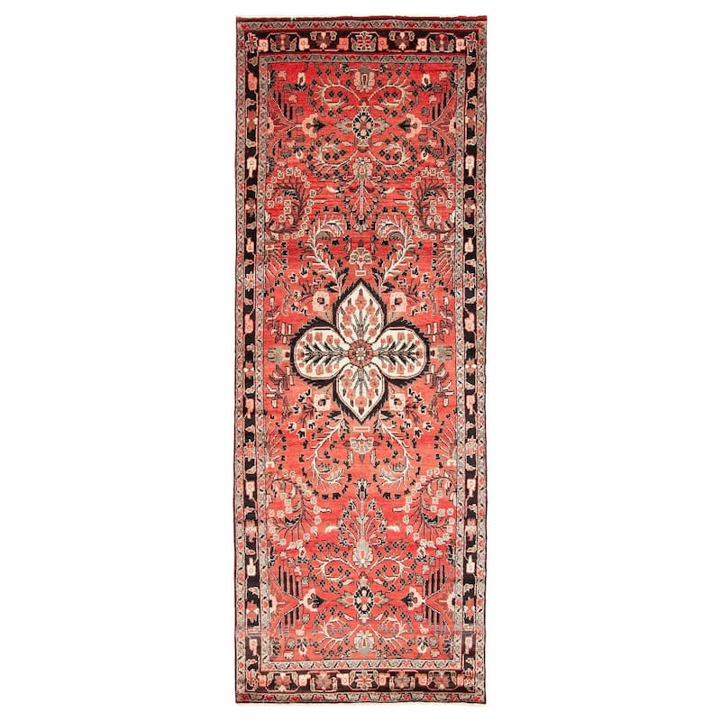 ECARPETGALLERY Hand-knotted Anadol Copper Wool Rug - 3'5 x 9'10 - Dark Copper - 3'5 x 9'10