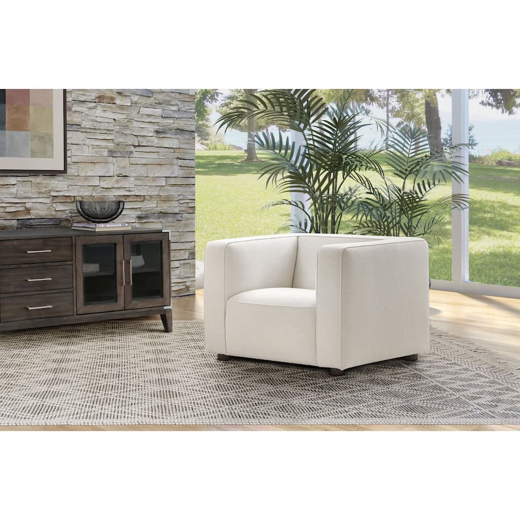Abbyson Otto Stain Resistant Fabric Chair