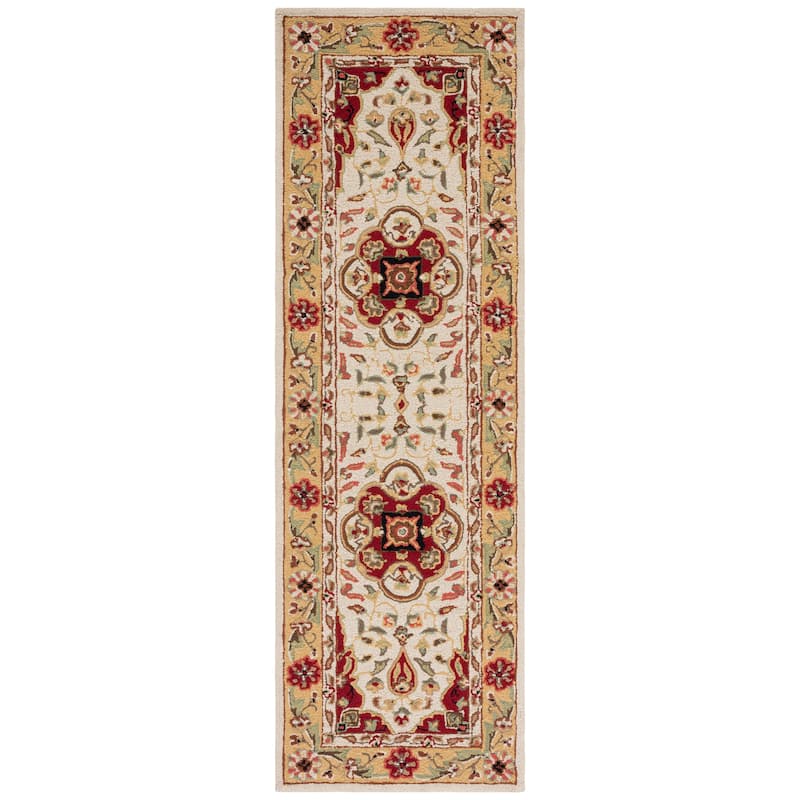 SAFAVIEH Handmade Easy Care Slavina Oriental Rug
