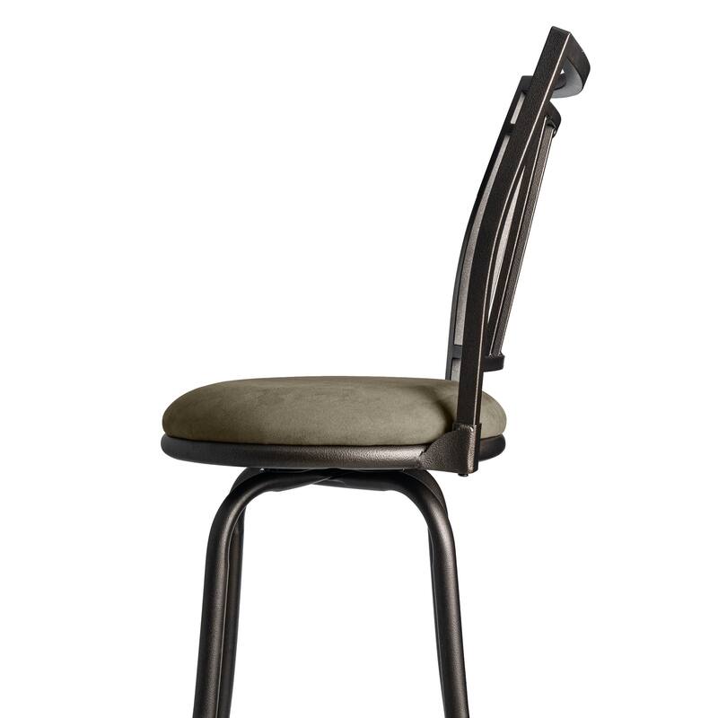 Azalea Park Metal Swivel Adjustable Height Barstool - 16.14 W x 18.5 D x 37.91-42.91 H"