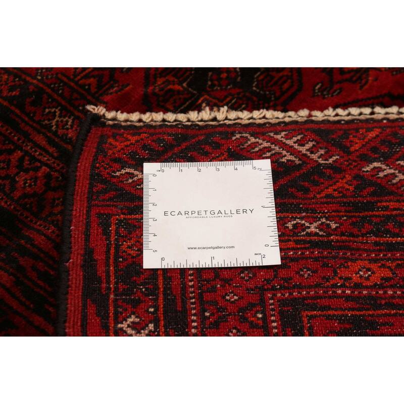 Teimani Red Rug 3'10" x 6'3" - 3'10 x 6'3