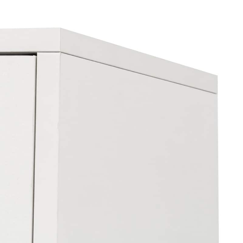 Wall-Mounted Two-Door Bathroom Mirror Cabinet with Facial Tissue Slot and Multi-Purpose Storage Space‌
