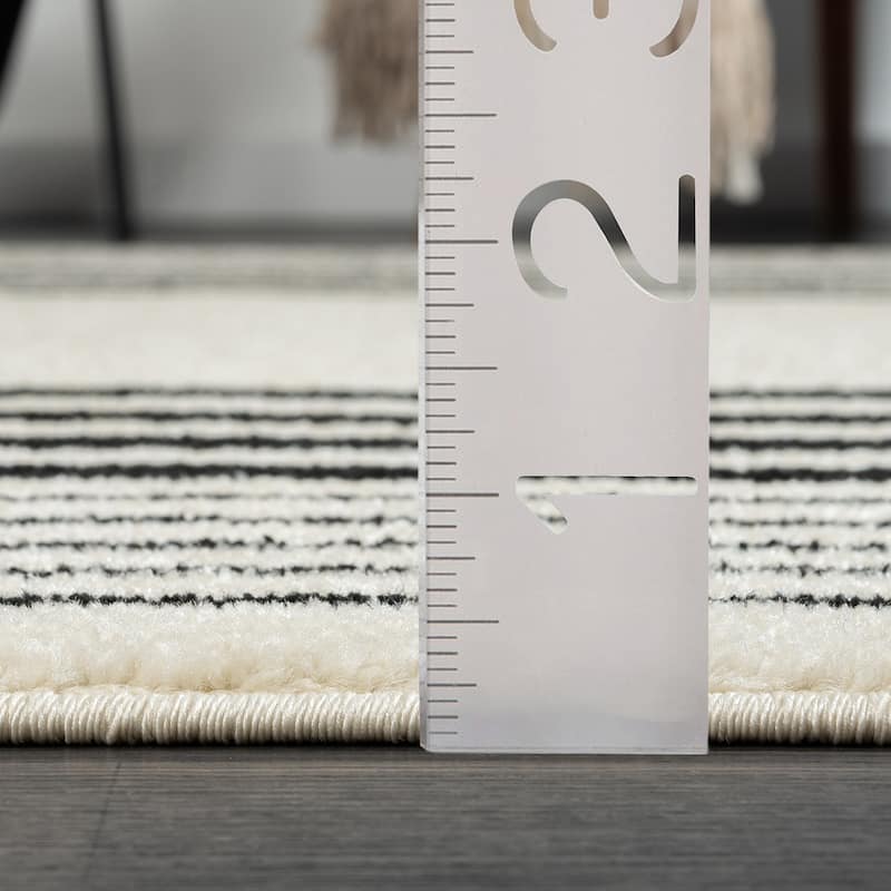 Abani Rugs Deco DEC510A Modern Linear Area Rug