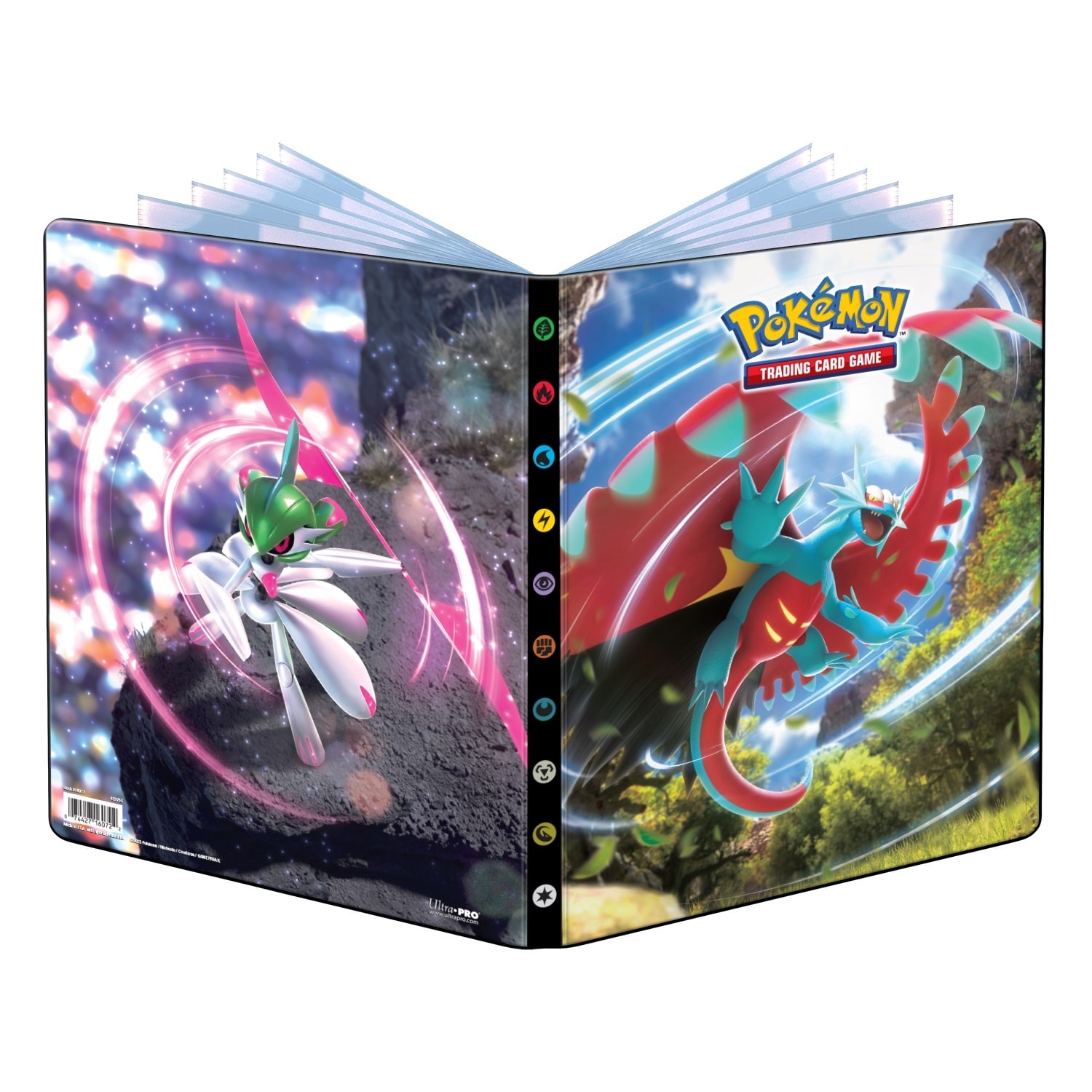 Scarlet and Violet Roaring Moon and Iron Valiant 9-Pocket