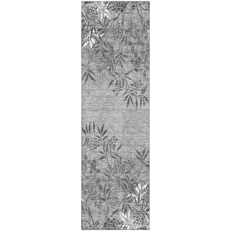 Premium Washable Super Soft Floral Imprints Mayfield Rug