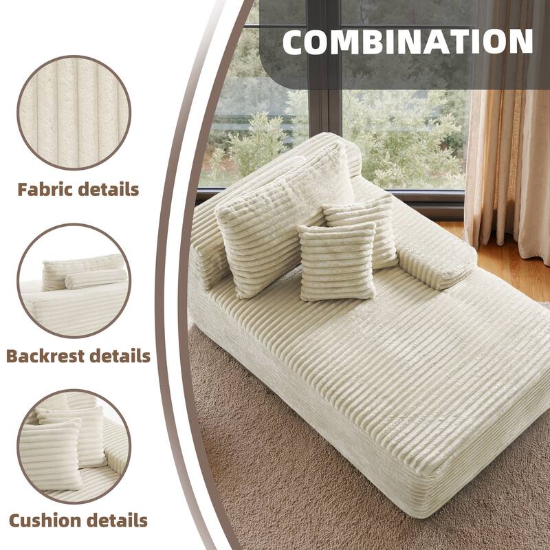 Cathy 41" W No Assembly Required Chaise Lounge