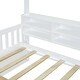 preview thumbnail 24 of 34, Wooden House Headboard Bed Frame w/ Shelves & Mini-cabinet, Unisex