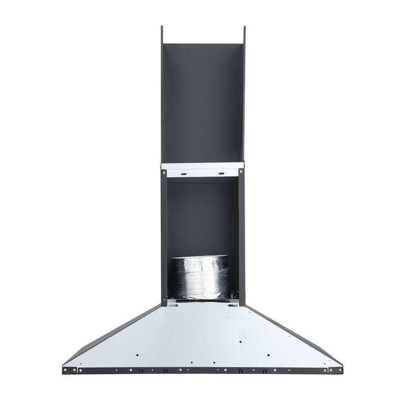 30'' Stainless Steel Range Hood with LED Lights and Removable Aluminum Filters