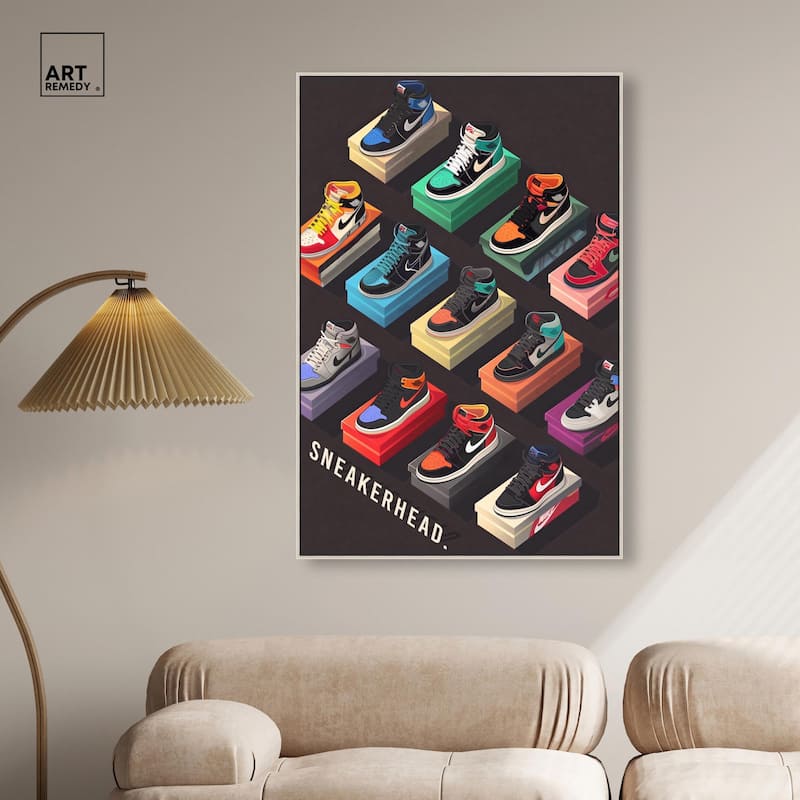 Sneaker Collection Dreams Canvas by Art Remedy