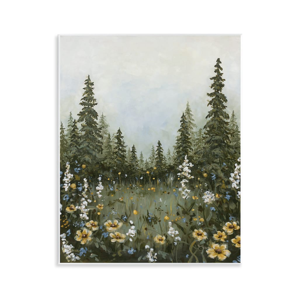 Stupell Forest Meadow Clearing Wall Plaque Art Design By Hollihocks Art