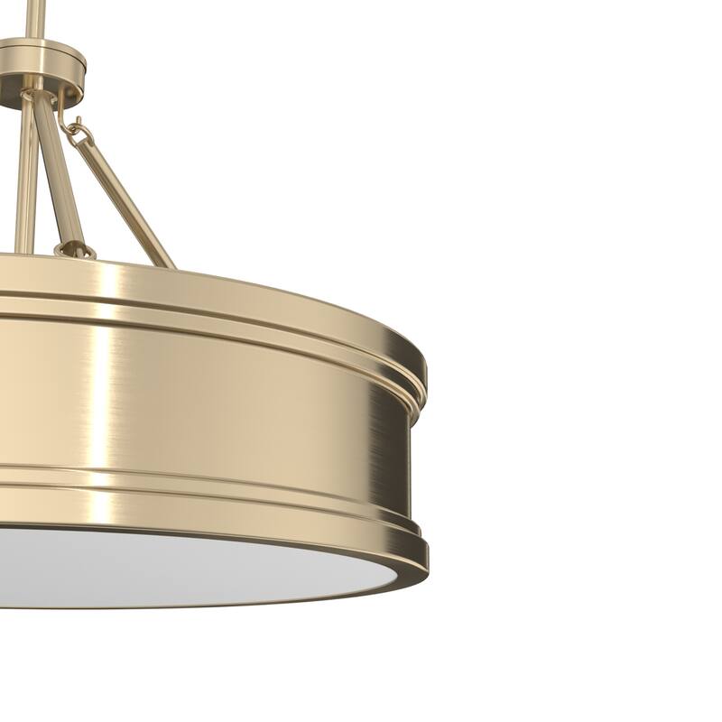 Hunter Capshaw Modern Drum Pendant - Dining Room, Entry, Kitchen Island - Contemporary, Transitional
