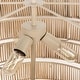 preview thumbnail 6 of 10, Marimba Natural Cane Multi-Tiered 6 Bulb Round Chandelier