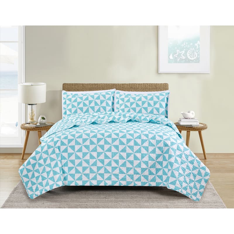 Retro Pinwheel Quilt Set - Christopher Knight Collection