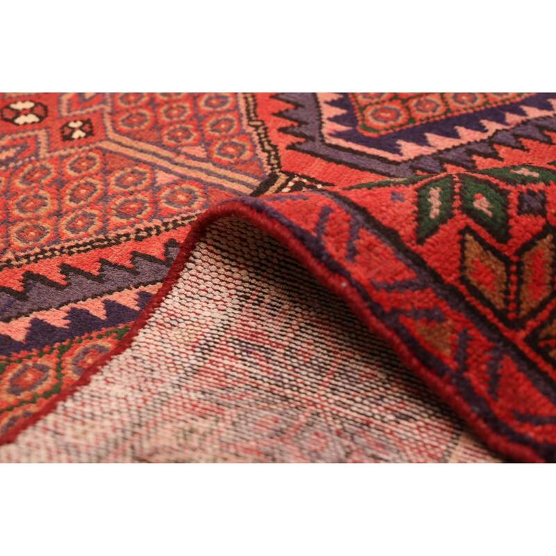 ECARPETGALLERY Hand-knotted Andelz Red Wool Rug - 3'5 x 6'8