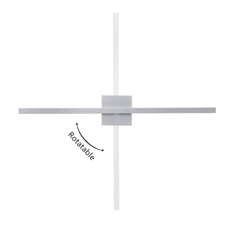 Palco Modern Minimalist Indoor/Outdoor Metal 350-Degree Rotatable Dimmable Integrated LED Wall Sconce, by JONATHAN Y