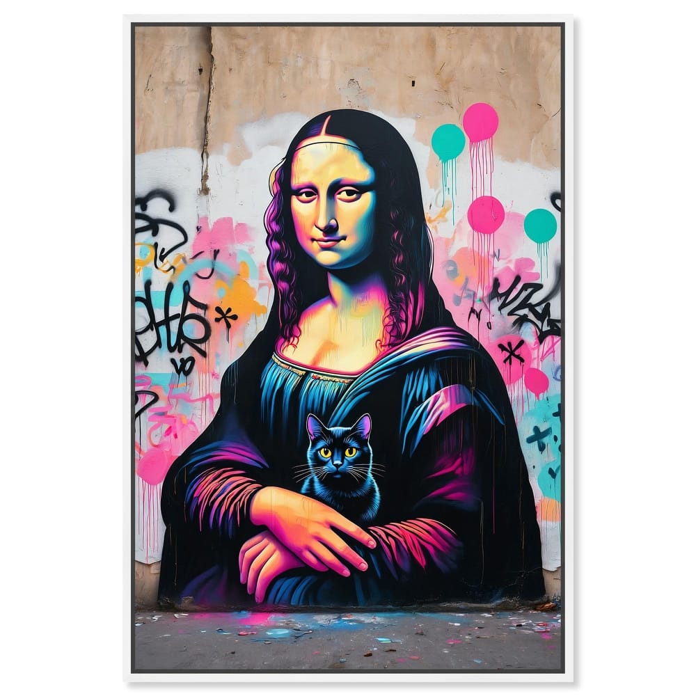 Lisa's Little Secret Canvas by Art Remedy