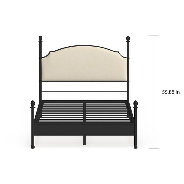 The Gray Barn Epona Contemporary Arched Four Poster Bed
