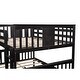 preview thumbnail 22 of 35, Elegant Full over Full Bunk Bed Wooden Kids Bed with Twin Size Trundle,Ladder,Guardrails for Bedroom
