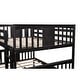preview thumbnail 34 of 35, Full over Full Bunk Bed with Twin Size Trundle and Ladder for Bedroom