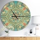 preview thumbnail 9 of 8, Designart 'Mandala Pinapple Ornament' Oversized Vintage Wall CLock 23 in. wide x 23 in. high