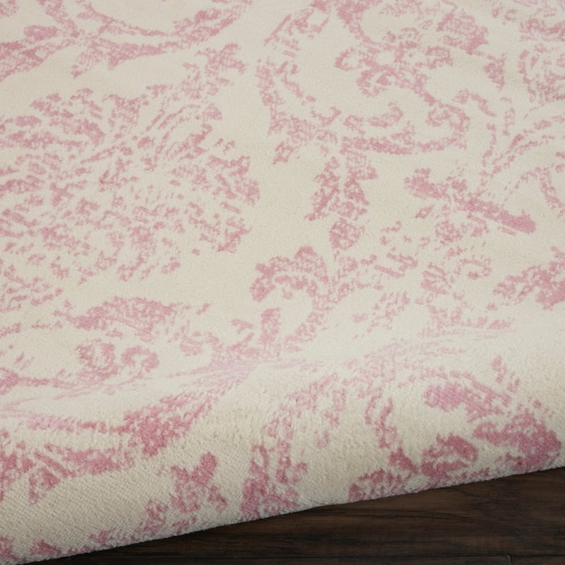 Nourison Jubilant Vintage Farmhouse Damask Area Rug