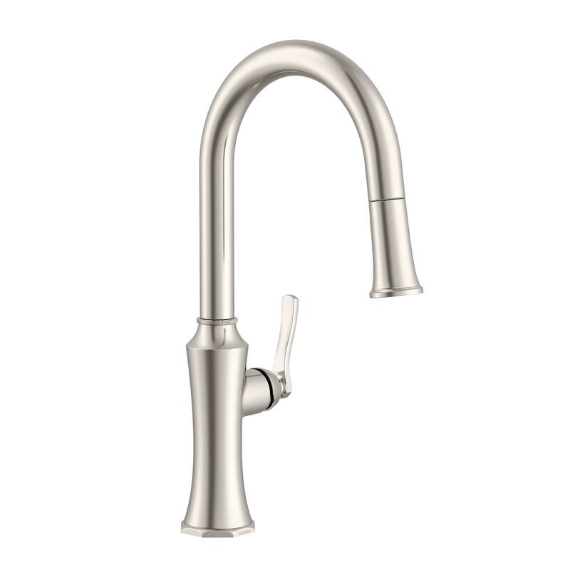 Gerber D454028 Draper 1.75 GPM Single Hole Pull Down Kitchen Faucet