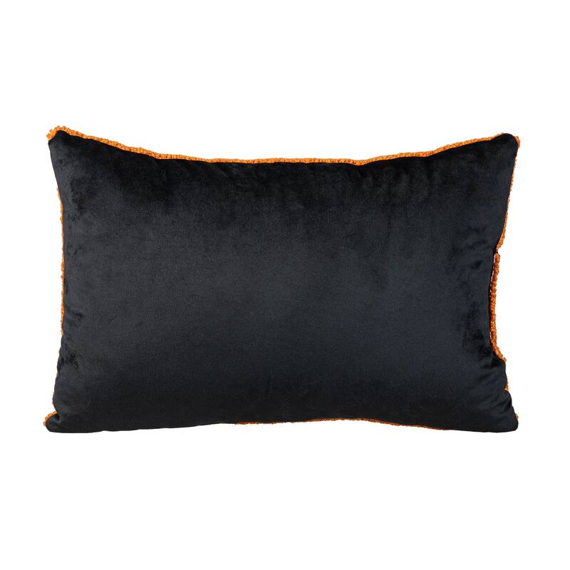 Glitzhome 14"L Polyester Halloween Ghost BOO Pillow