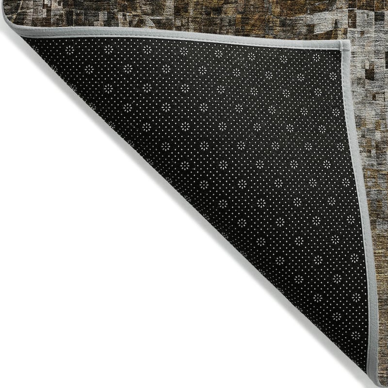 Machine Washable Indoor/ Outdoor Chantille Modern Ombre Rug