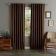 preview thumbnail 64 of 80, Aurora Home Insulated Thermal Blackout 84-inch Curtain Panel Pair - 52 x 84 Brown